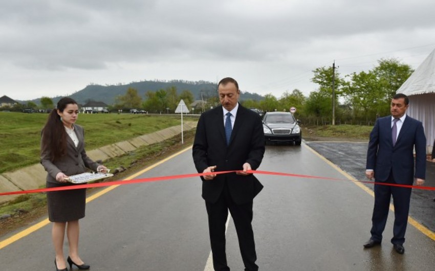 A new road put into operation in Astara