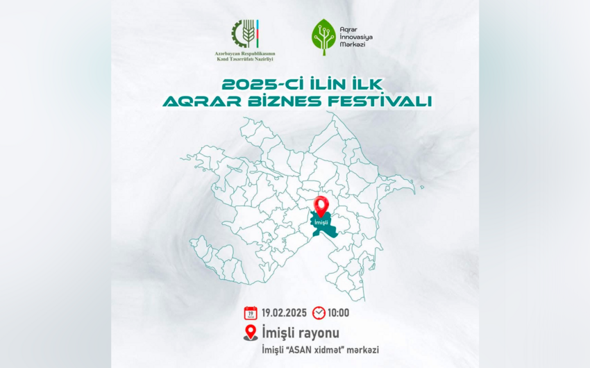 İmişlidə bu ilin ilk Aqrar Biznes Festivalı keçiriləcək