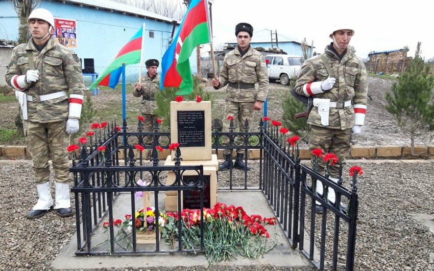 Memorial to little Zahra and her grandmother killed by Armenians unveiled in Fuzuli - PHOTO - VIDEO