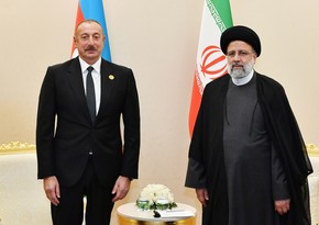 President Ilham Aliyev meets Iranian President Seyyed Ebrahim Raisi