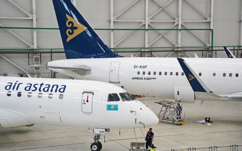 Четыре самолета Air Astana повредил град