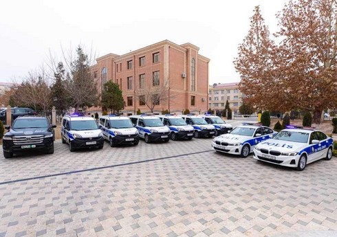 МВД Нахчывана передано 9 новых автомобилей