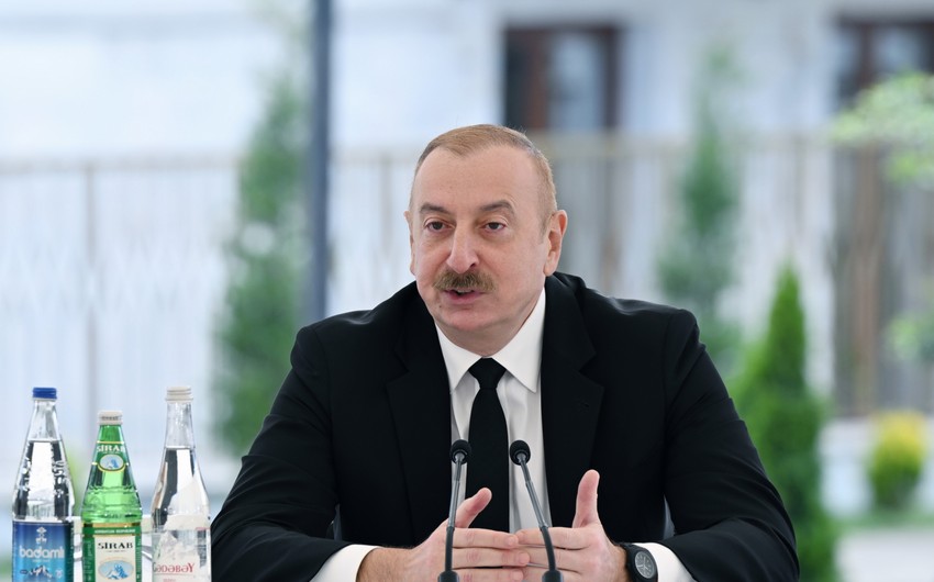 Президент Ильхам Алиев: До конца года жизнь будет восстановлена как минимум в 20 населенных пунктах