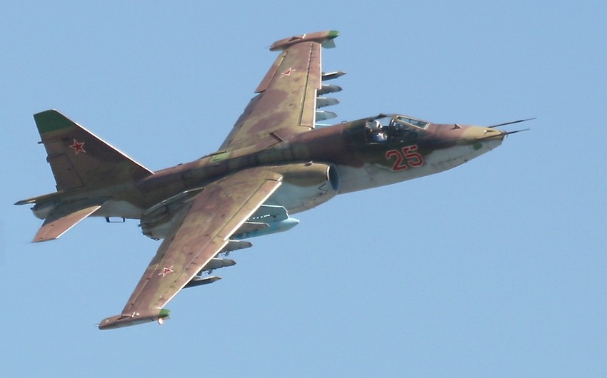 ​В России разбился штурмовой самолет Су-25