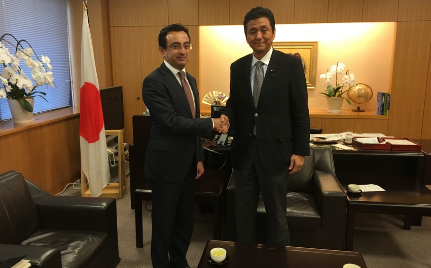 Посол Азербайджана встретился с госминистром иностранных дел Японии
