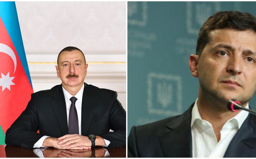 Президент Ильхам Алиев выразил соболезнования Владимиру Зеленскому