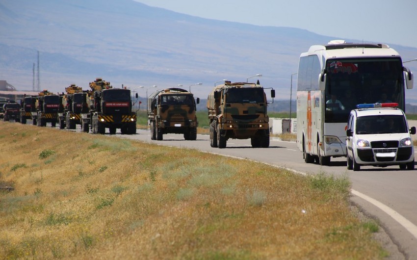 В Нахчыван доставлены личный состав и военная техника Вооруженных сил Турции - ФОТО