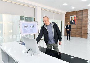 Президент Ильхам Алиев открыл Джебраильский центр цифрового управления ОАО Азеришыг