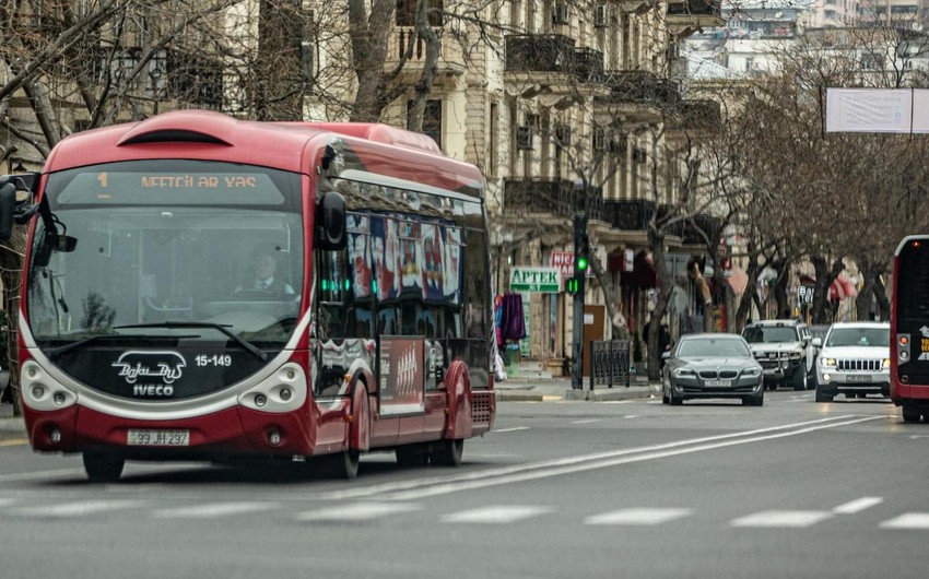 Bakıda daha 46 sayda avtobus marşrutunun fəaliyyəti bərpa edilir