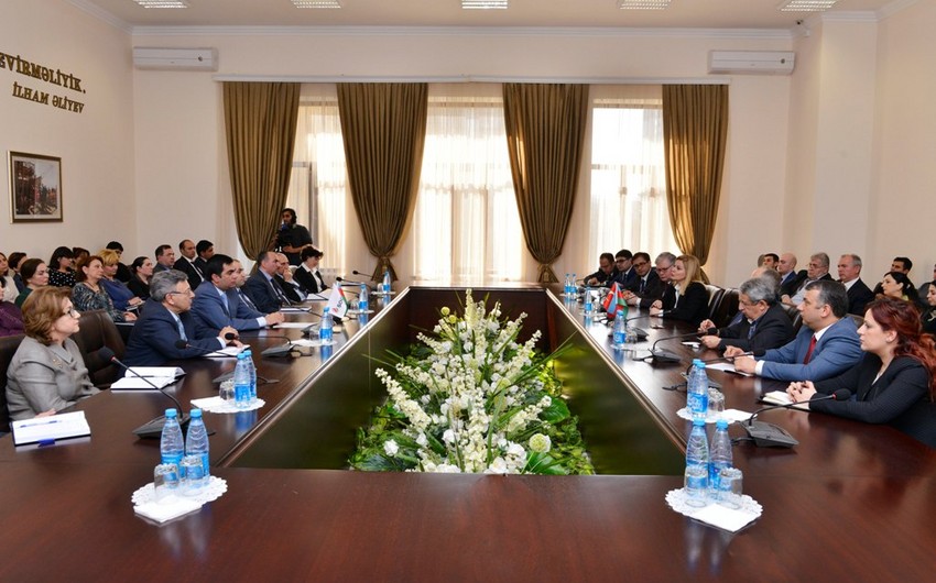 Delegation of Caspian Strategic Institute visited Baku Higher Oil School
