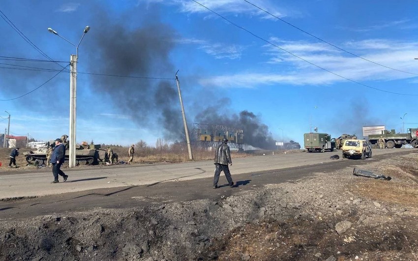 Ukraynanın Xarkov əyalətində 82 nəfər yaralanıb, 11 nəfər həlak olub
