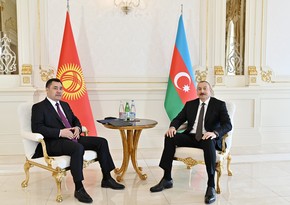 Завершилась встреча президентов Азербайджана и Кыргызстана