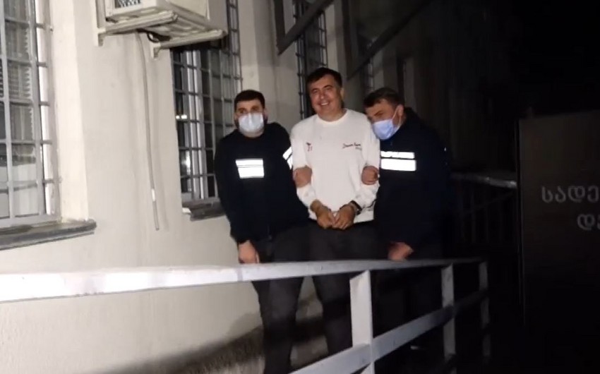 Распространены кадры задержания Саакашвили в Грузии