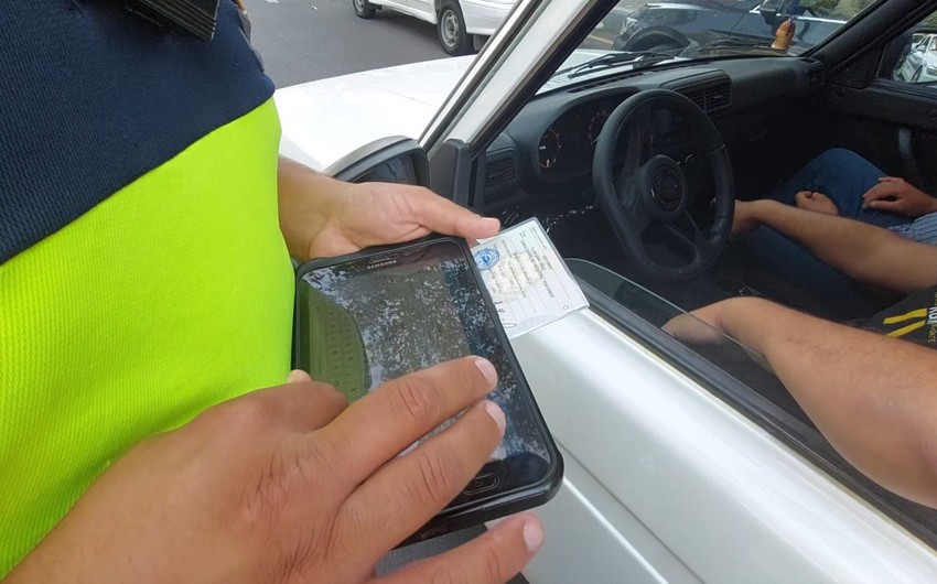 В Шамкире водители оштрафованы за непристегнутый ремень безопасности
