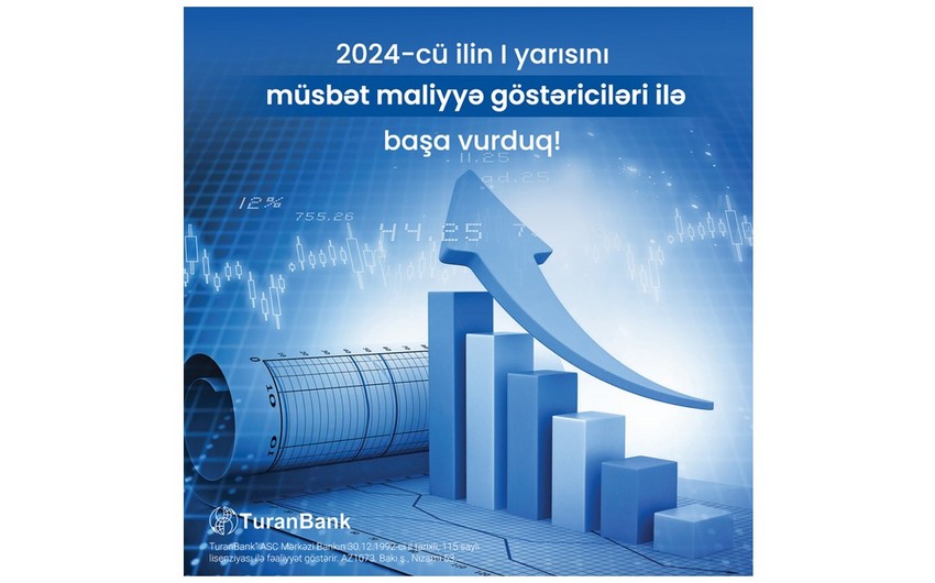 TuranBank I yarımilin maliyyə nəticələrini elan edib