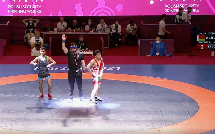 Azerbaijani wrestler grabs bronze at European Championships