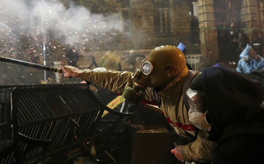 Teen suspected of police attack during ongoing rallies in Tbilisi detained