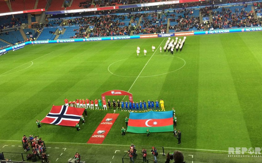 Азербайджан на выезде уступил Норвегии - ВИДЕО