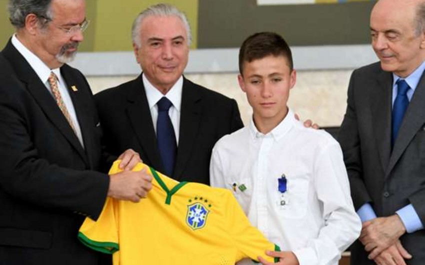 15-year old boy helping save six lives in Chapecoense tragedy rewarded