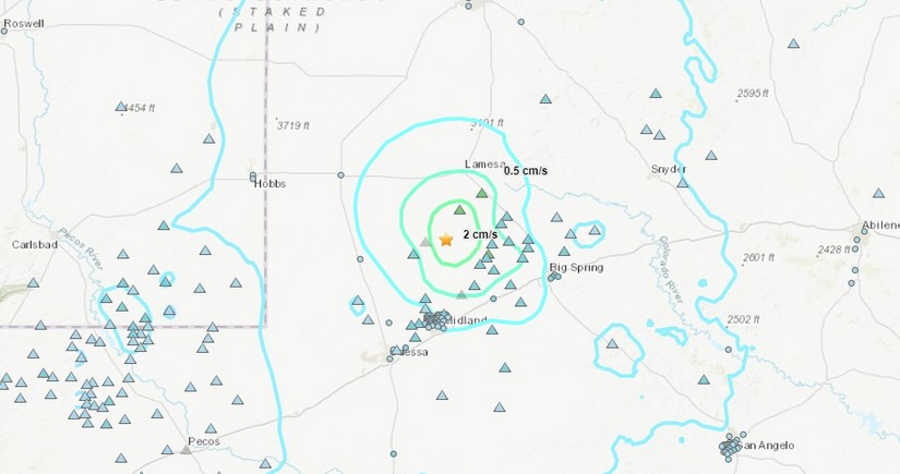 ABŞ-nin Texas ştatında güclü zəlzələ baş verib