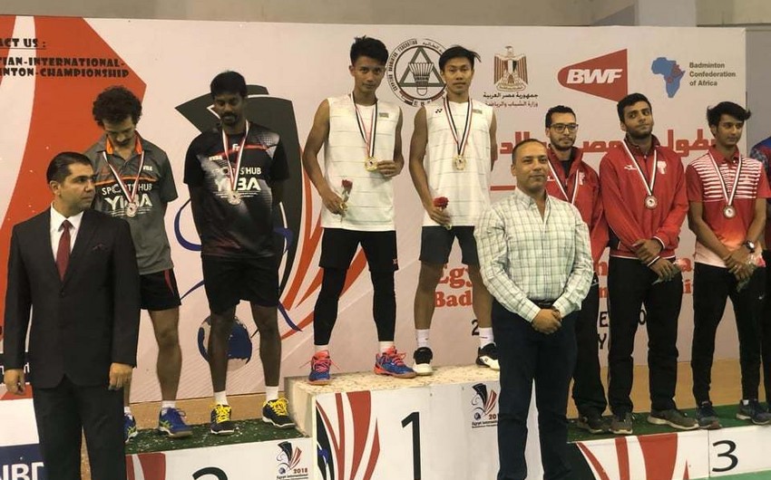 Azərbaycan badmintonçuları Egypt International 2018də 2 qızıl medal qazanıblar