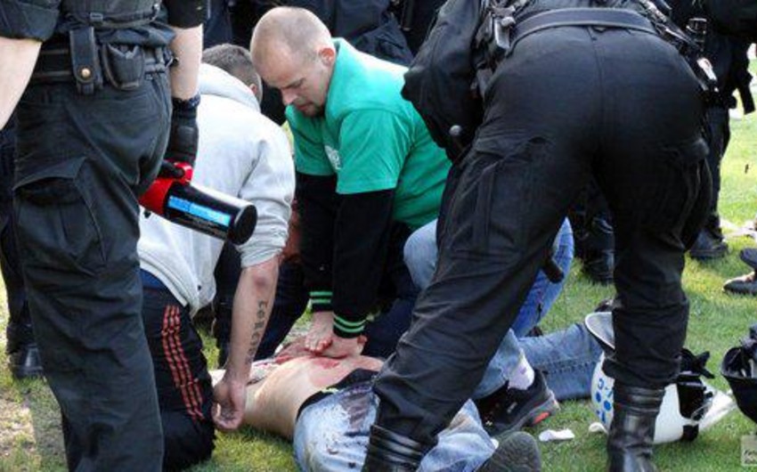 ​Polşada polis futbol fanatına atəş açıb – VİDEO