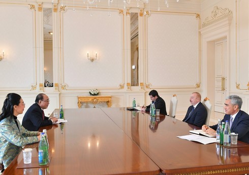 Ильхам Алиев принял спецпредставителя правительства Китая по европейским вопросам