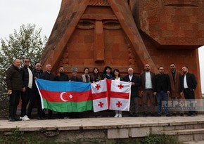 Gürcüstandan olan səyahətçilərin ikinci qrupu Qarabağa gəlib