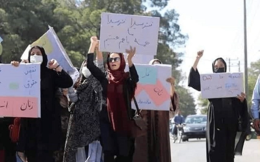 Afghan women protest in Herat 
