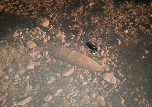 В Агстафе обнаружен артиллерийский снаряд