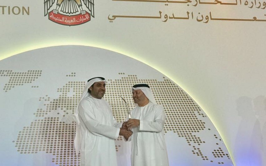 UAE Embassy to Azerbaijan awarded by Emirati MFA