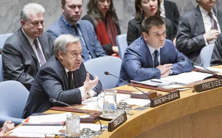 Генсек ООН призвал активизировать усилия по разрешению нагорно-карабахского конфликта