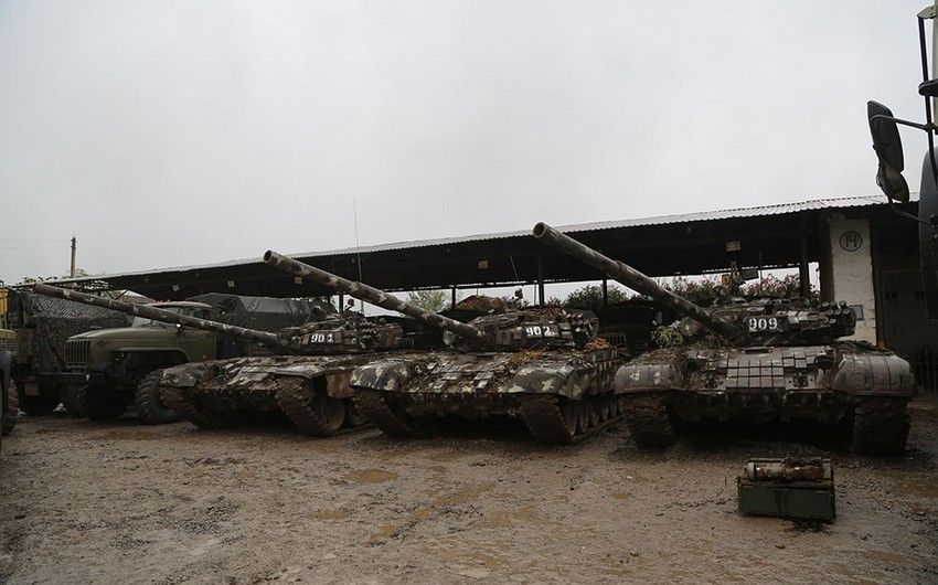 Azerbaijani army seizes enemy equipment: MoD