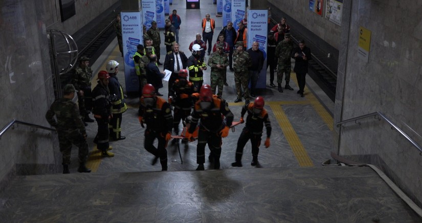 FHN metronun “Koroğlu” stansiyasında təlim keçirib