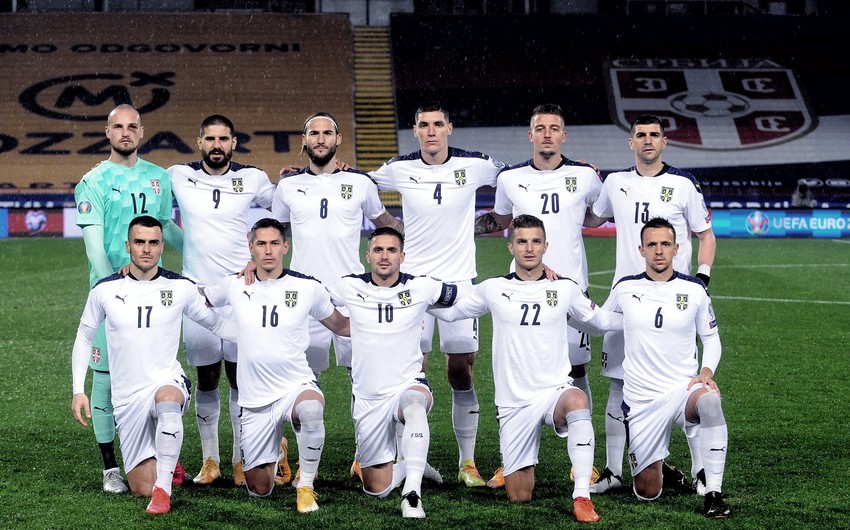 Serbiya yığmasının Azərbaycanla oyun üçün heyəti açıqlanıb
