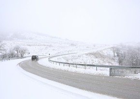 Снег украсил жемчужину Кавказа – город Шушу
