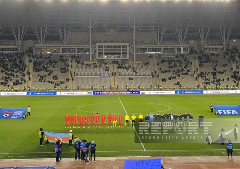 Стартовал товарищеский матч между сборными Азербайджана и Болгарии