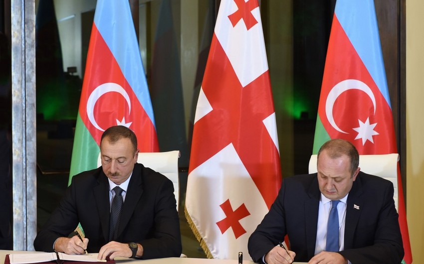 Azerbaijani and Georgian presidents signed a Joint Declaration