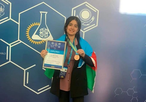 Студентка из Азербайджана завоевала бронзовую медаль на Международной Менделеевской Олимпиаде