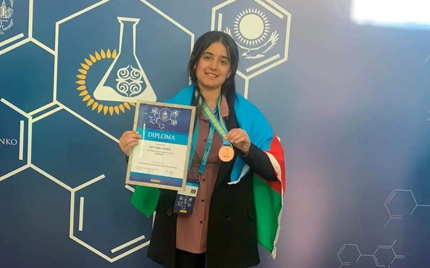 Студентка из Азербайджана завоевала бронзовую медаль на Международной Менделеевской Олимпиаде