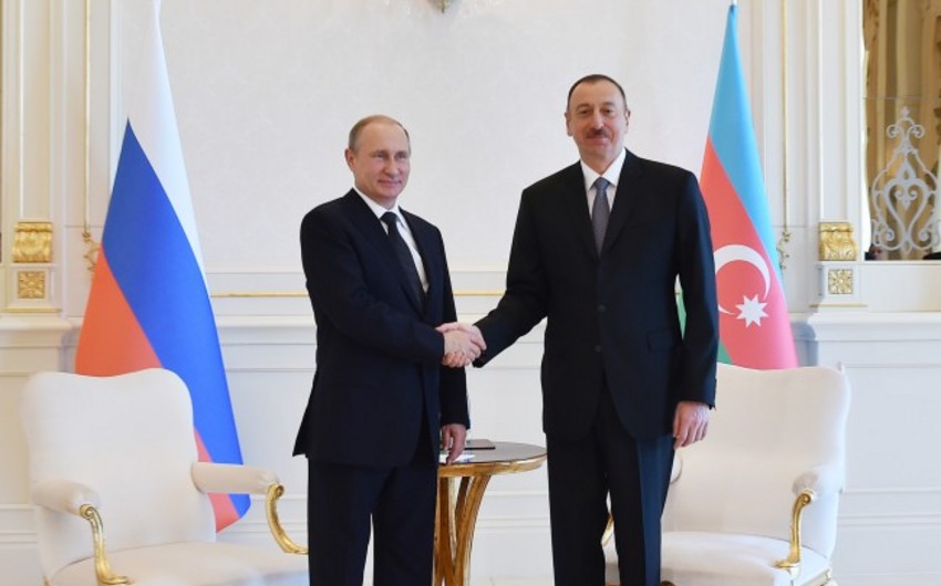 Azərbaycan Prezidenti Vladimir Putinə telefonla zəng edib