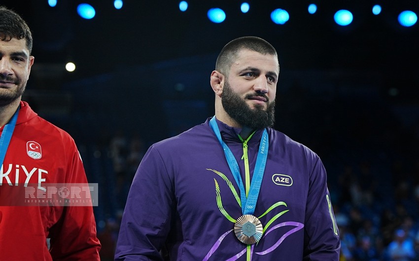 Azerbaijani freestyle wrestler wins Olympic bronze