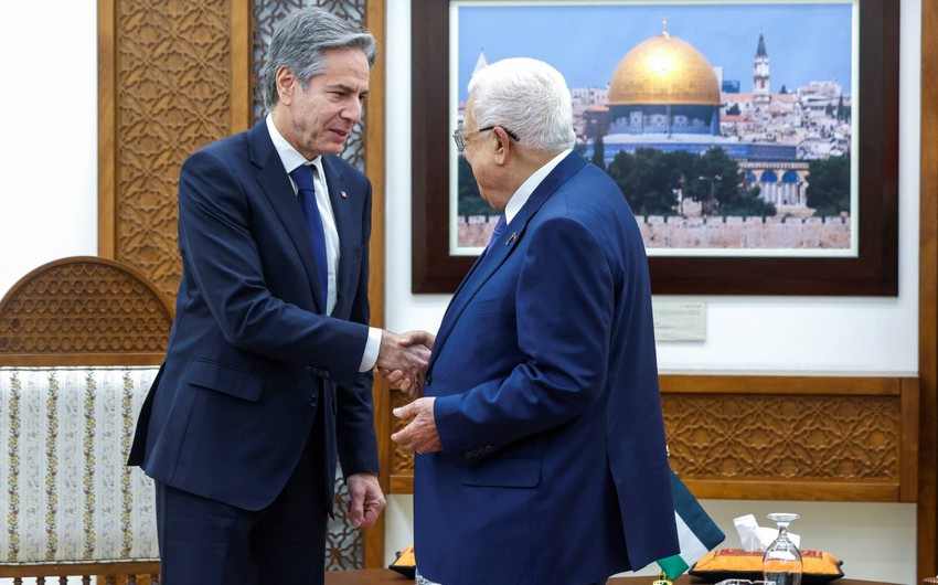 Blinken Meets Palestinian Leader Abbas In Ramallah | Report.az