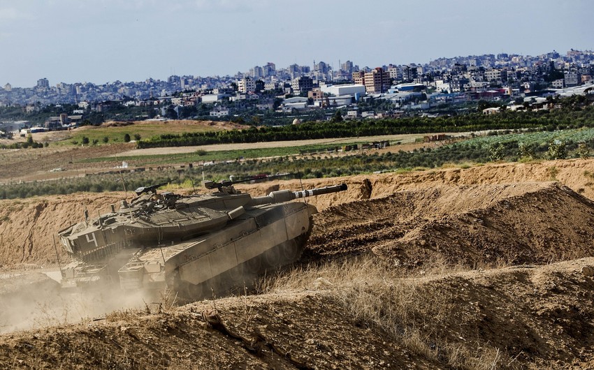 Израильский танк вместо цели в Газе случайно обстрелял территорию Израиля