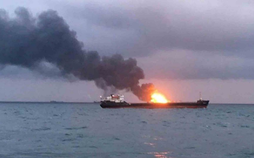 BP-Azerbaijan: Crew members of burning vessel successfully evacuated