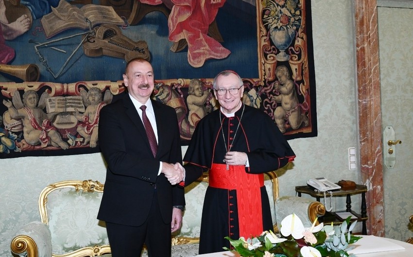 В Ватикане состоялась встреча Ильхама Алиева и госсекретаря Святого престола - ОБНОВЛЕНО