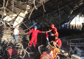 İraqda yanğında yaralanan 20 nəfər müalicə üçün Türkiyəyə gətirilib