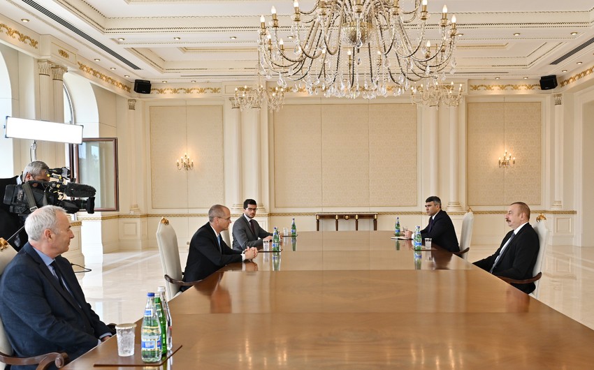 President of Azerbaijan receives Israel's Minister of Agriculture