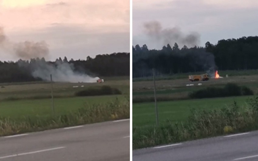В Швеции самолет разбился после взлета, есть погибшие 