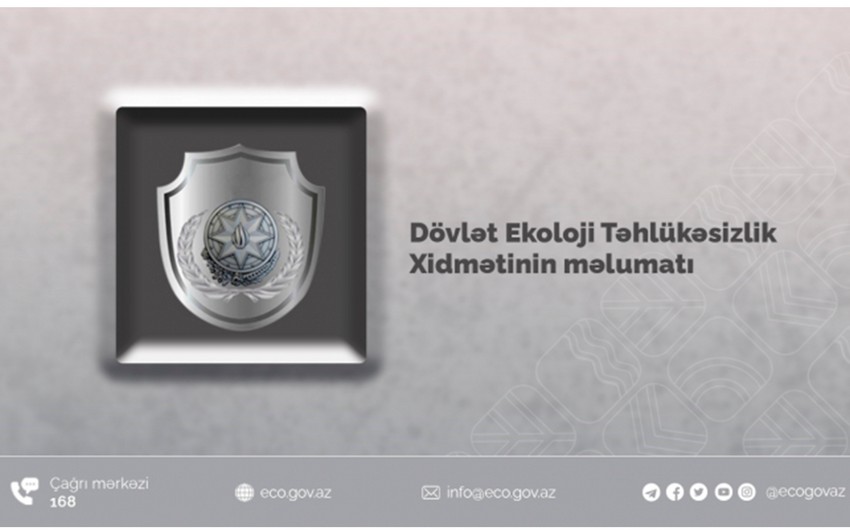 Dövlət Ekoloji Təhlükəsizlik Xidməti gücləndirilmiş iş rejiminə keçib